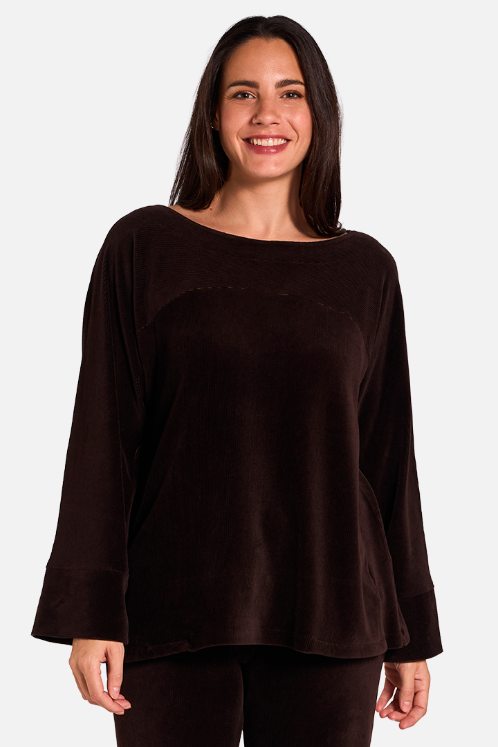 DARANA Sudadera Cacao de FETE — Detalle