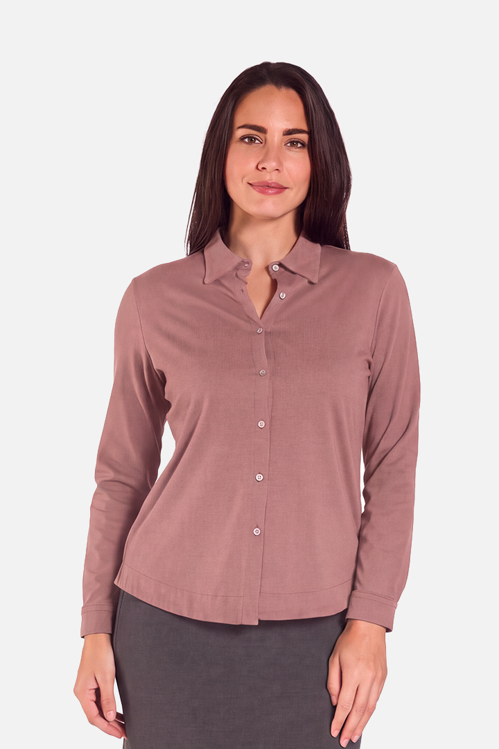 ADA Camisa Manga Larga Rosa de FETE — Detalle