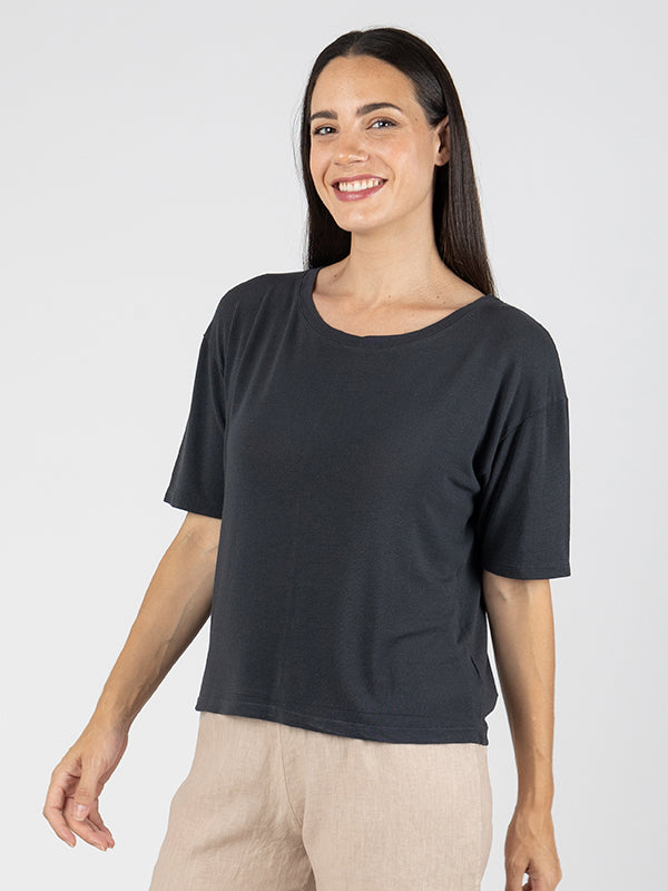 YASMIN Camiseta Manga Corta Caviar