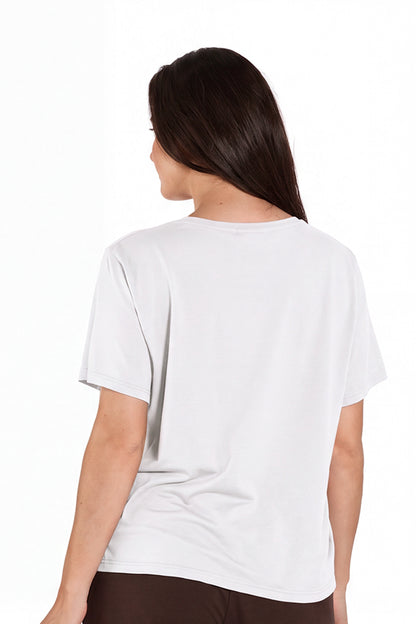 BEBAS Camiseta Manga Corta White de FETE — Detras