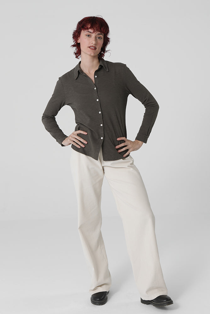 PANTALÓN CINTURA ELÁSTICA AMALFI PANA