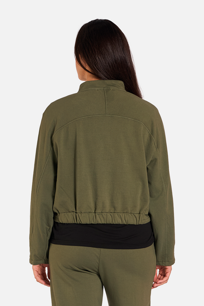 BLUMA Chaqueta Oliva de FETE — Detras