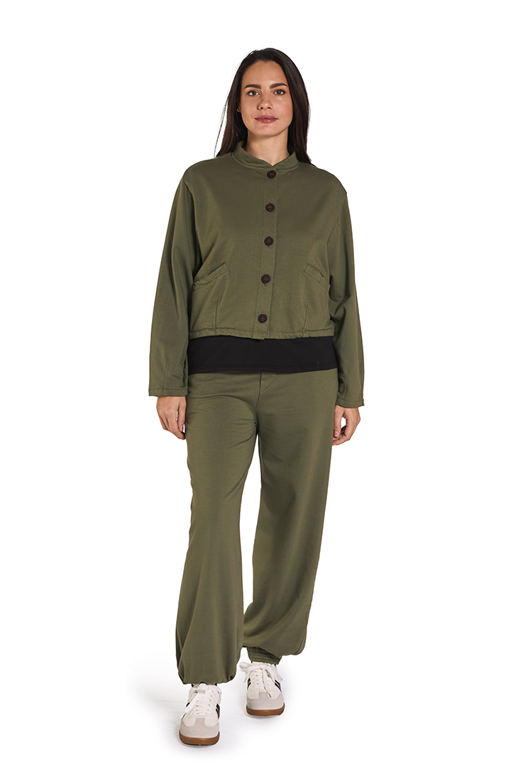BLUMA Chaqueta Oliva de FETE — Frontal