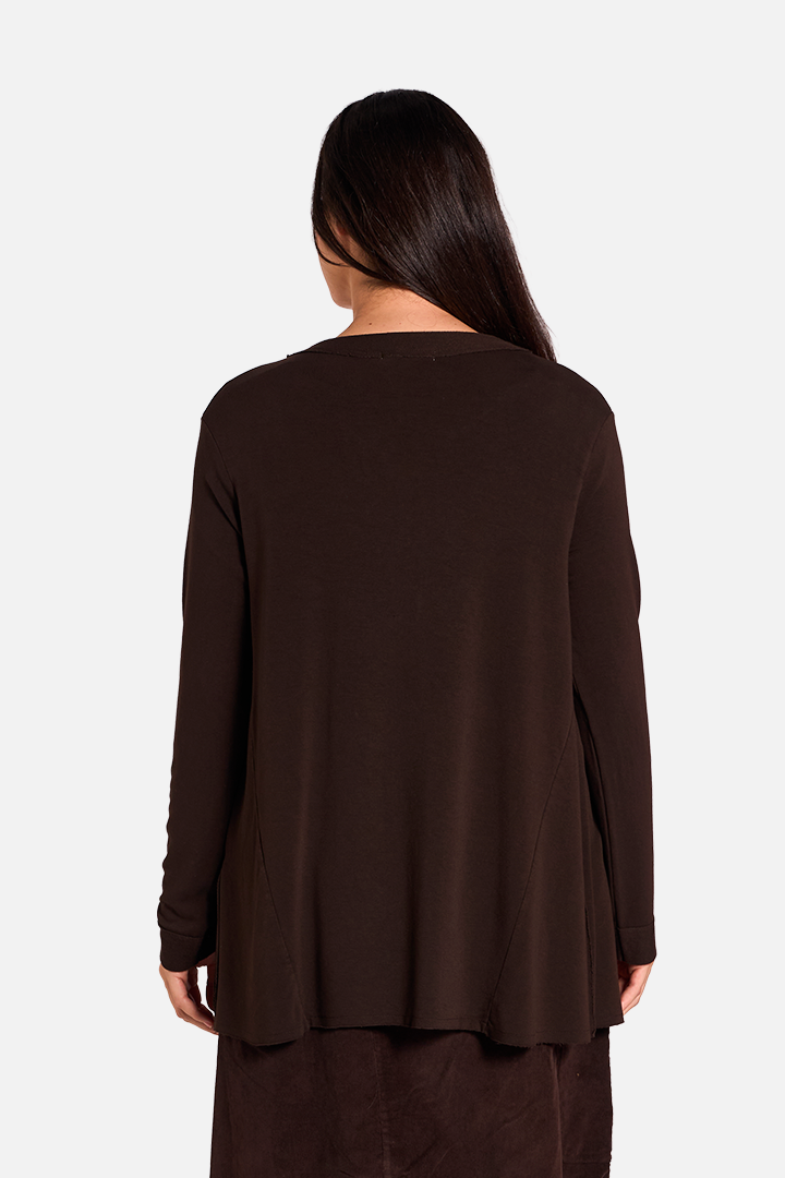 ARIEL Chaqueta Cacao de FETE — Detras
