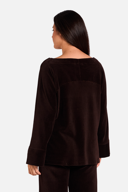 DARANA Sudadera Cacao de FETE — Detras
