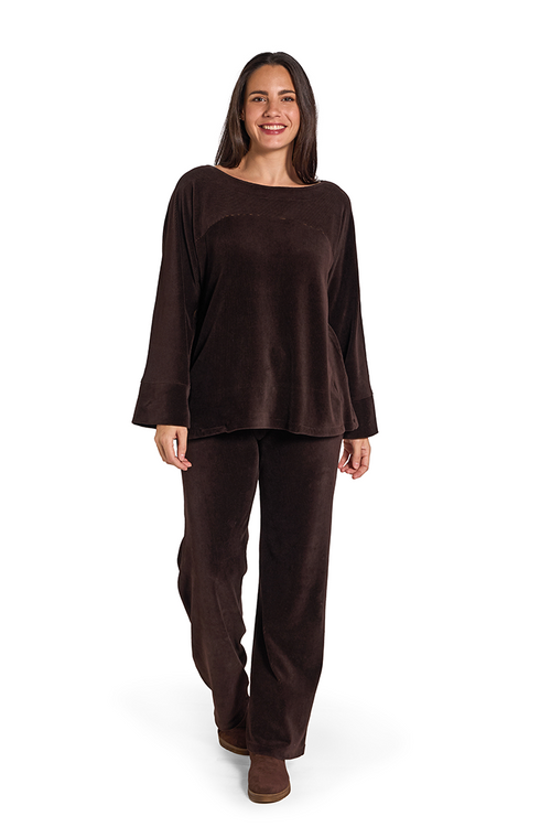 DARANA Sudadera Cacao de FETE — Frontal