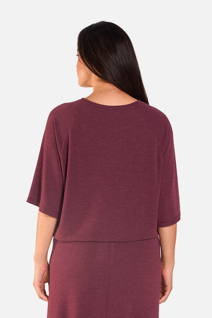 ALANA Camiseta Manga al Codo Cherry de FETE — Detras