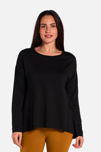 SULCATA M/L Camiseta Manga Larga Black de FETE — Detalle
