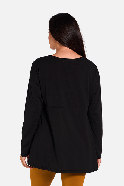 SULCATA M/L Camiseta Manga Larga Black de FETE — Detras