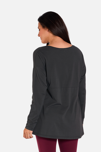 SULCATA M/L Camiseta Manga Larga Caviar de FETE — Detras