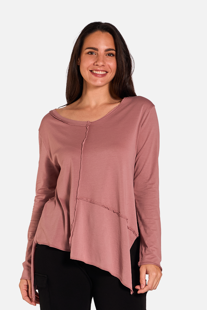 KANDA Camiseta Manga Larga Rosa de FETE — Detalle