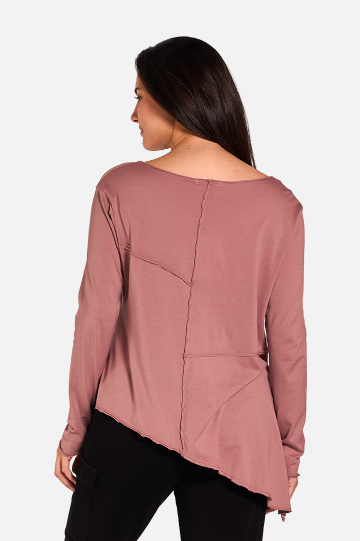 KANDA Camiseta Manga Larga Rosa de FETE — Detras