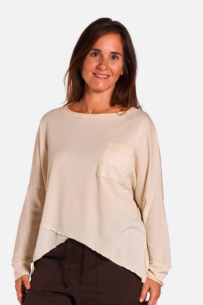 ULANI Camiseta Manga Larga Nata de FETE — Detalle