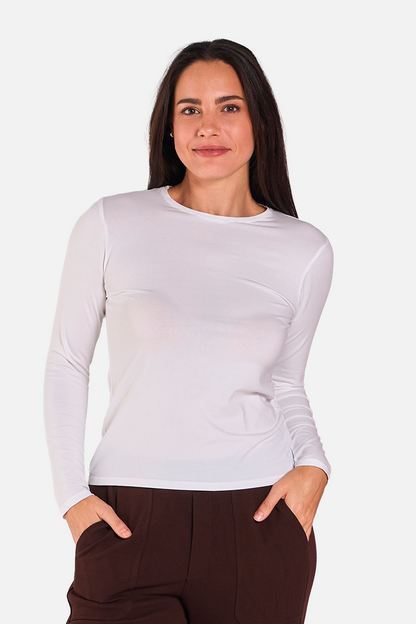 CAREL Camiseta Manga Larga White de FETE — Detalle