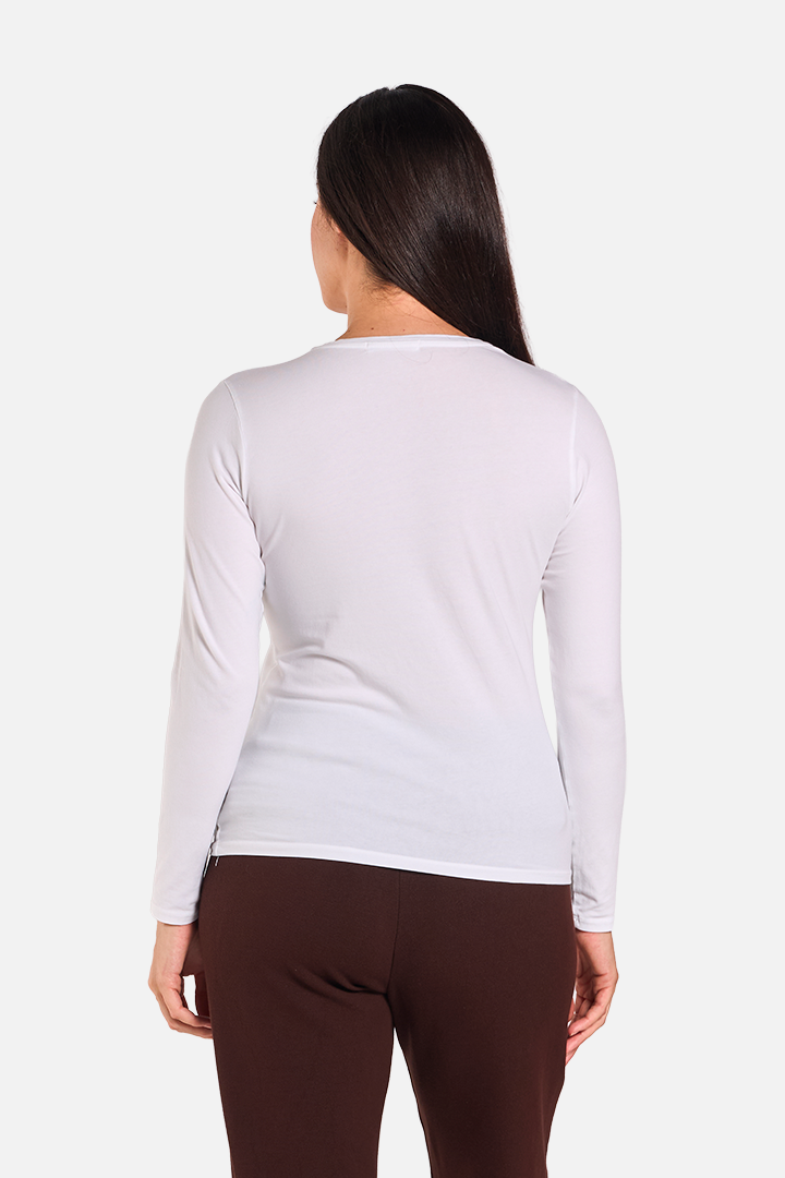 CAREL Camiseta Manga Larga White de FETE — Detras
