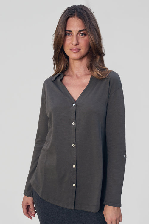 CAMISETA ABOTONADA CISTUS