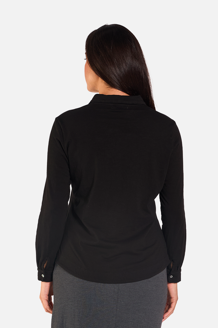 ADA Camisa Manga Larga Black de FETE — Detras