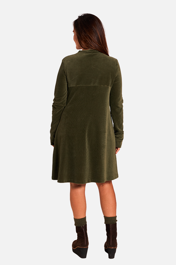 LIRA Vestido Oliva de FETE — Detras