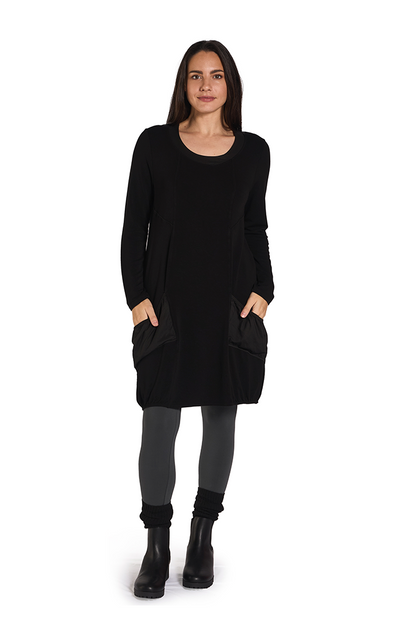 DAMIRIA Vestido Black de FETE — Frontal