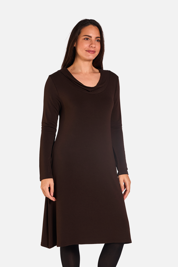 LACTUCA Vestido Cacao de FETE — Detalle