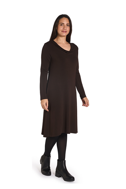 LACTUCA Vestido Cacao de FETE — Frontal