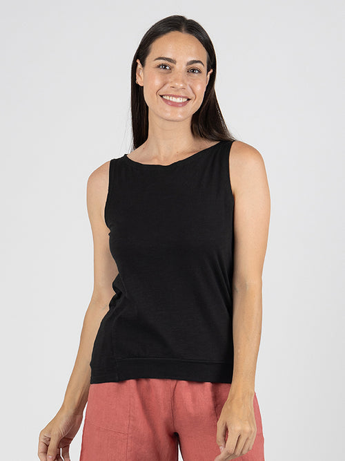 CECILA Camiseta Sin Mangas Black