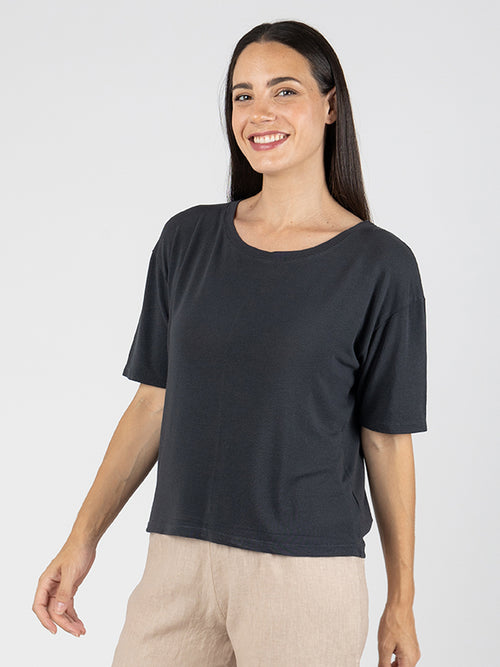 YASMIN Camiseta Manga Corta Caviar