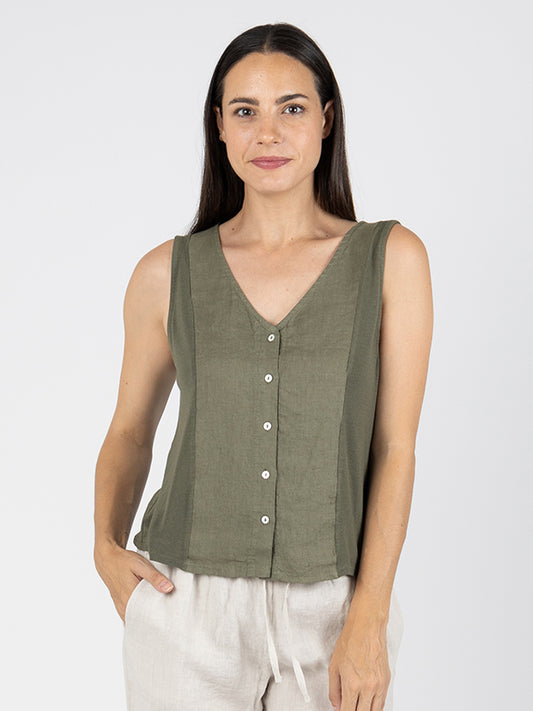 TOQUILLA Camiseta Sin Mangas Moss