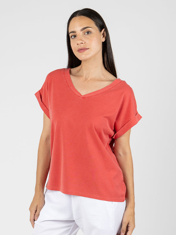 ETEF-PIGMENTO Camiseta Manga Corta Poppy