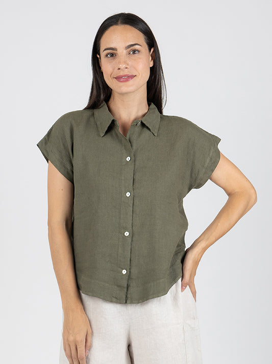 MONTSE Blusa Manga Corta Moss