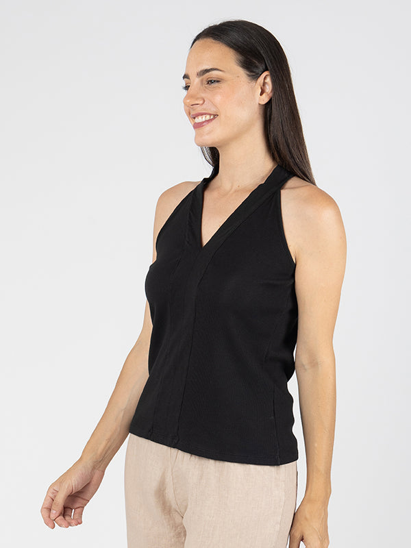 MARIA Camiseta Sin Mangas Black