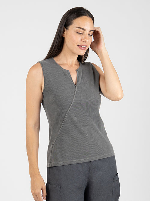 LOURDES-PIGMENTO Camiseta Sin Mangas Smoke