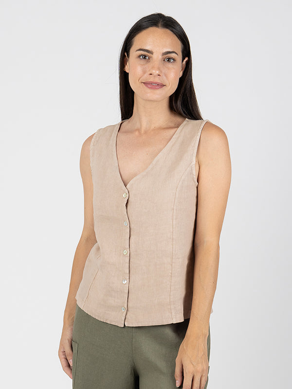 VEGA Camiseta Sin Mangas Sand