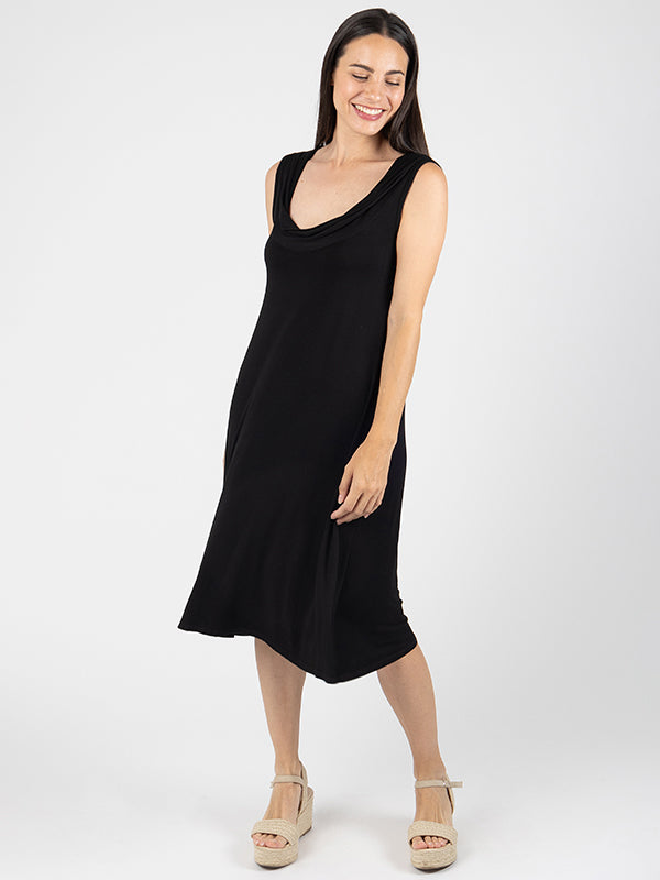 RAP Vestido Medio Black