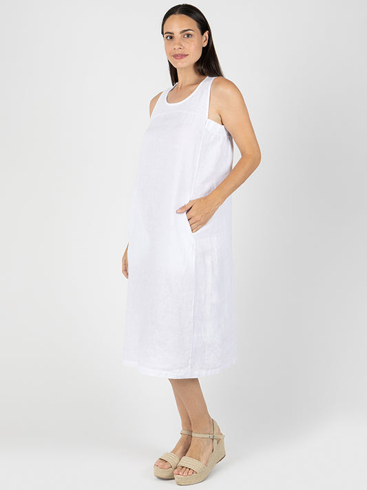 ANASTASIA Vestido Midi White