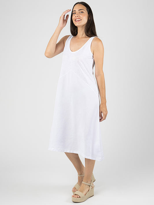 SOLE Vestido Medio White